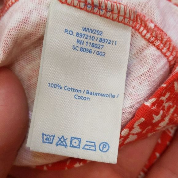 Boden Red Floral Phoebe Jersey Dress 12 - Picture 7 of 8